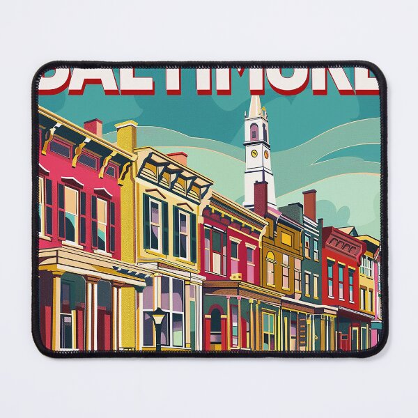 Item preview, Baltimore Print Baltimore Vector Art designed and sold by nomiraclehere.