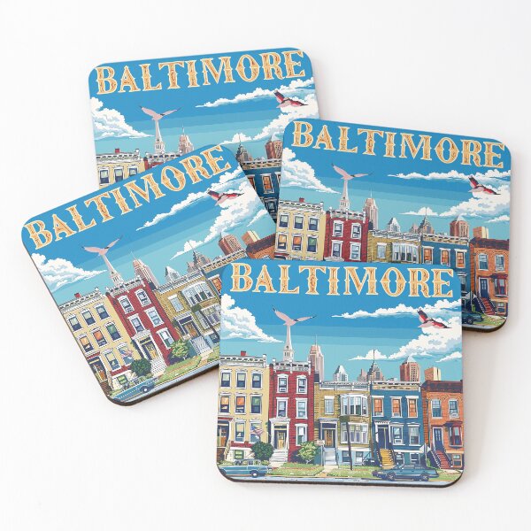 Item preview, Baltimore Print Baltimore Vector Art  designed and sold by nomiraclehere.