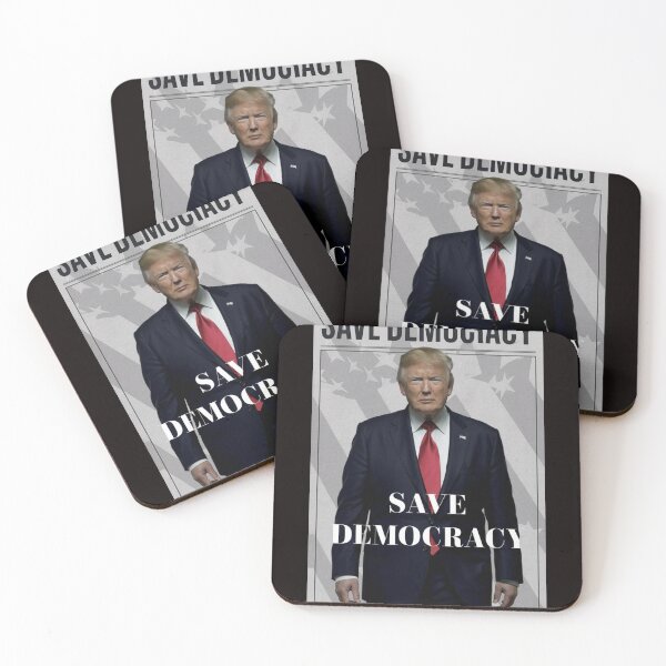 Item preview, save democracy - Donald Trump designed and sold by Paulina Szymoniak.