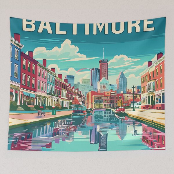 Item preview, Baltimore Print Baltimore Vector Art  designed and sold by nomiraclehere.