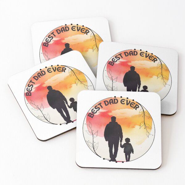 Item preview, Best Dad Ever, With Son & Sunset designed and sold by NavyB7480.