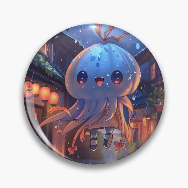 Item preview, Charming Karakasa Kozo Floating in Rainy Japanese Street designed and sold by sowhatesttop.