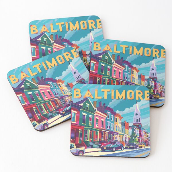 Item preview, Baltimore Print Baltimore Vector Art  designed and sold by nomiraclehere.