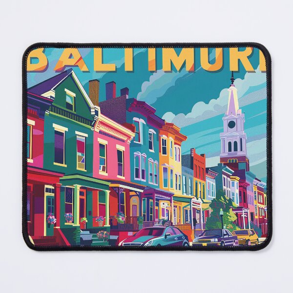 Item preview, Baltimore Print Baltimore Vector Art designed and sold by nomiraclehere.