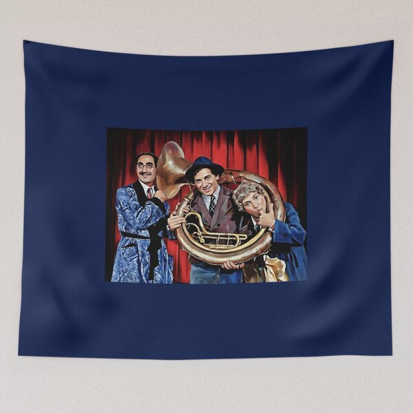 Aperçu de l'œuvre The Marx Bros. - Une journée aux courses - Peinture à l'huile créée et vendue par deusrex007.
