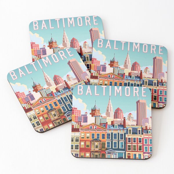 Item preview, Baltimore Print Baltimore Vector Art  designed and sold by nomiraclehere.