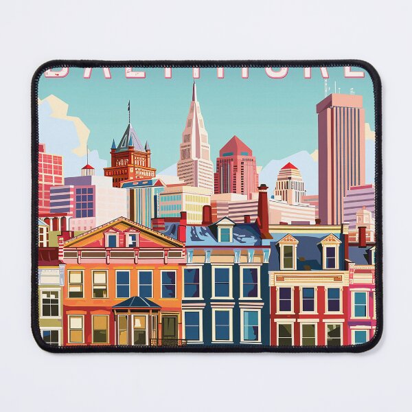 Item preview, Baltimore Print Baltimore Vector Art designed and sold by nomiraclehere.