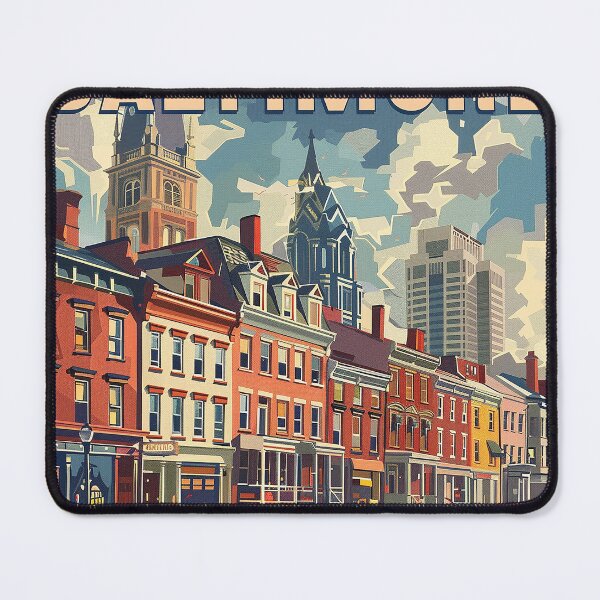 Item preview, Baltimore Print Baltimore Vector Art  designed and sold by nomiraclehere.