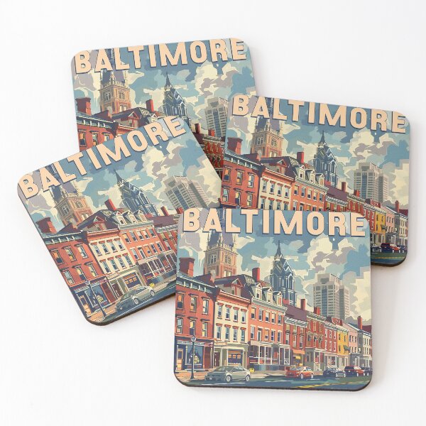 Item preview, Baltimore Print Baltimore Vector Art  designed and sold by nomiraclehere.
