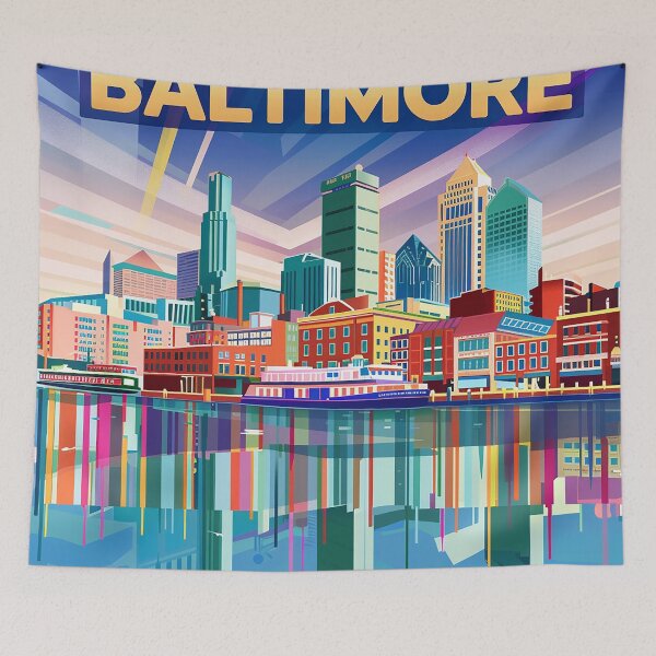 Item preview, Baltimore Print Baltimore Vector Art  designed and sold by nomiraclehere.