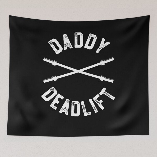 Item preview, Daddy Deadlift - Funny Workout Shirt Father's Day Gift designed and sold by 14thFloor.