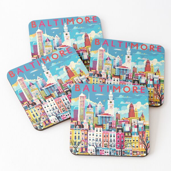 Item preview, Baltimore Print Baltimore Vector Art  designed and sold by nomiraclehere.