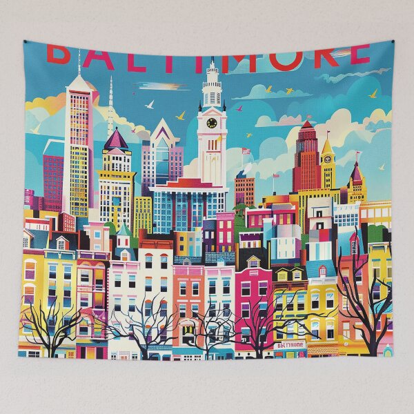 Item preview, Baltimore Print Baltimore Vector Art  designed and sold by nomiraclehere.