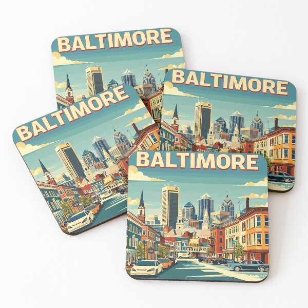 Item preview, Baltimore Print Baltimore Vector Art  designed and sold by nomiraclehere.