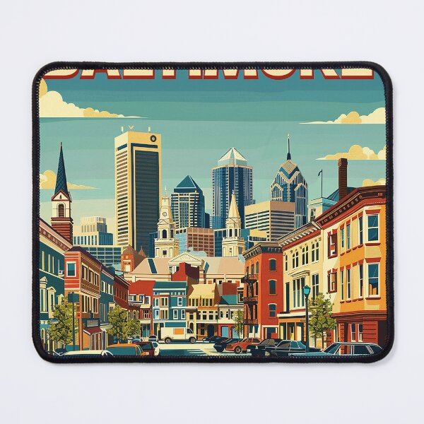 Item preview, Baltimore Print Baltimore Vector Art  designed and sold by nomiraclehere.