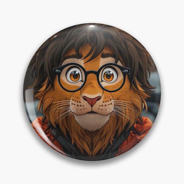 Item preview, The Lion Nerd boy designed and sold by Jasperartist112.