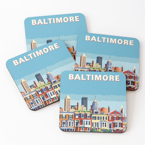 Item preview, Baltimore Print Baltimore Vector Art  designed and sold by nomiraclehere.