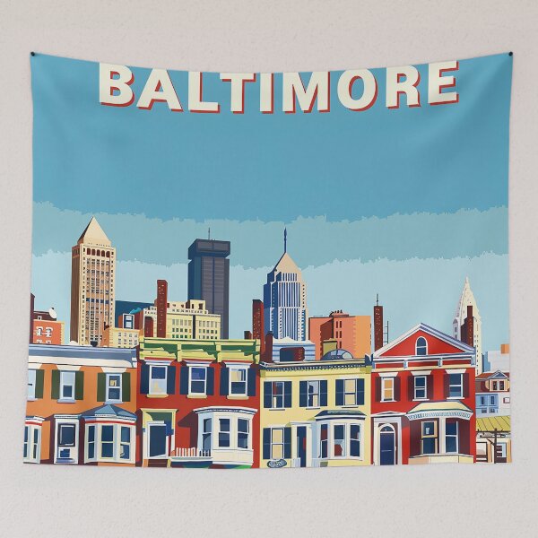 Item preview, Baltimore Print Baltimore Vector Art  designed and sold by nomiraclehere.