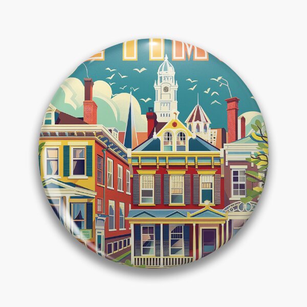 Artikelvorschau, Baltimore Druck Baltimore Vektorgrafiken entworfen und verkauft von nomiraclehere.