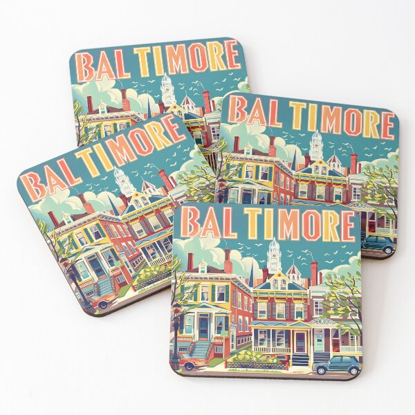 Item preview, Baltimore Print Baltimore Vector Art  designed and sold by nomiraclehere.