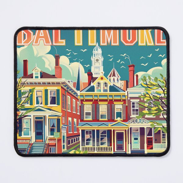 Item preview, Baltimore Print Baltimore Vector Art designed and sold by nomiraclehere.