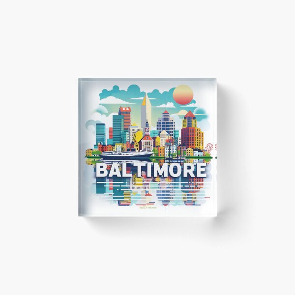 Item preview, Baltimore Print Baltimore Vector Art  designed and sold by nomiraclehere.