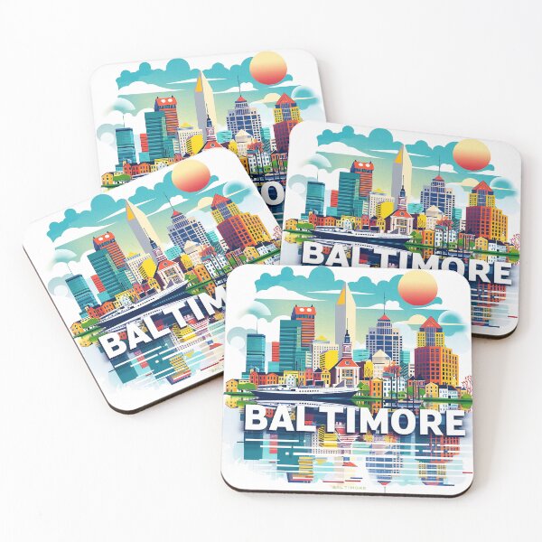 Item preview, Baltimore Print Baltimore Vector Art  designed and sold by nomiraclehere.
