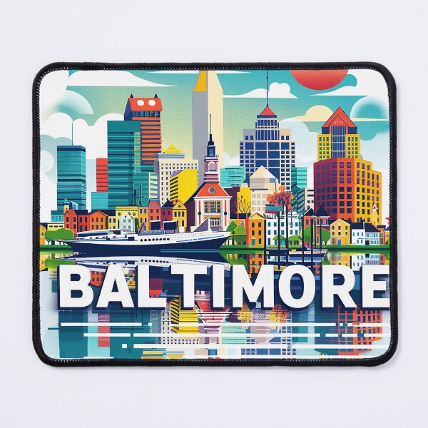 Item preview, Baltimore Print Baltimore Vector Art designed and sold by nomiraclehere.