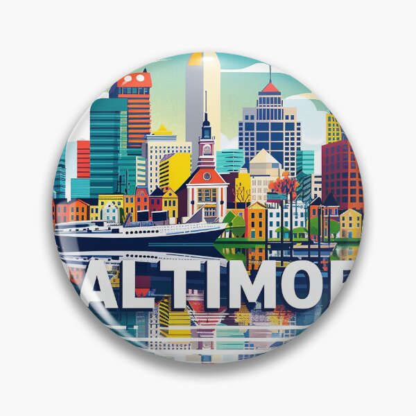 Artikelvorschau, Baltimore Druck Baltimore Vektorgrafiken entworfen und verkauft von nomiraclehere.