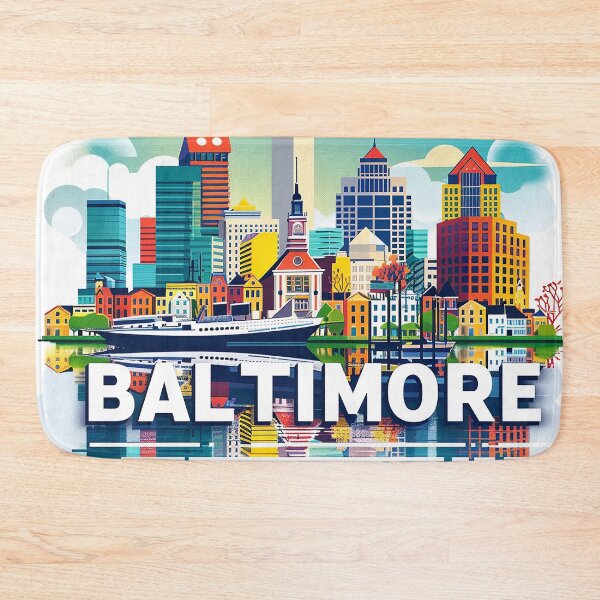 Item preview, Baltimore Print Baltimore Vector Art  designed and sold by nomiraclehere.