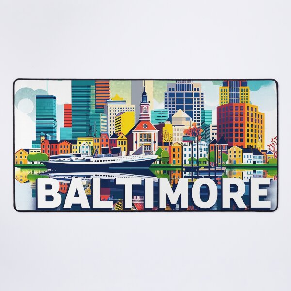 Item preview, Baltimore Print Baltimore Vector Art  designed and sold by nomiraclehere.