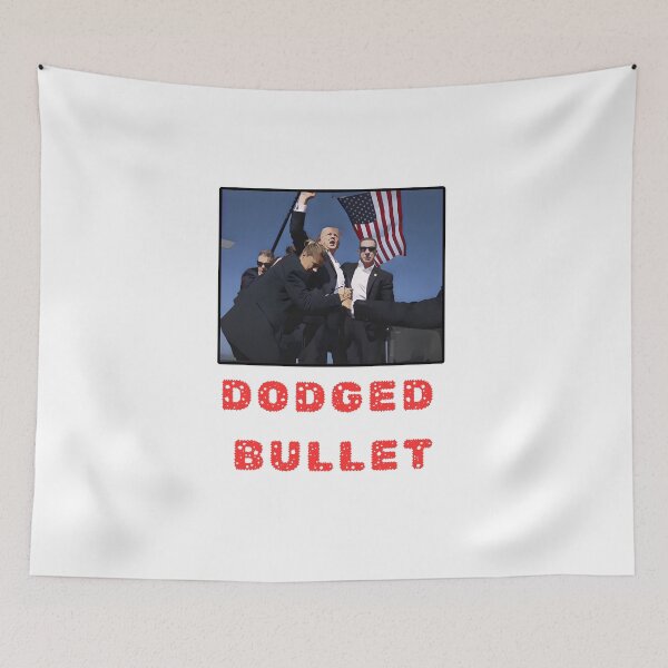 Item preview, trump assassination attempt Dodged bullet designed and sold by AKRE R.