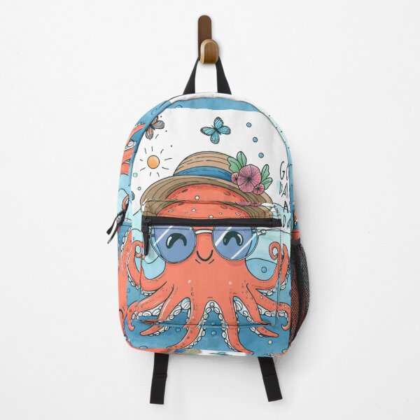 Item preview, Octopus orange Cute Glasses Vintage Hat in Sea designed and sold by Nanthanon.