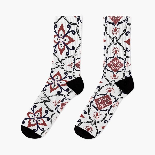 Artikelvorschau, all over prints, abstrakte kunst, bedrucken, booties, botanik, damast, entworfen und verkauft von Kanda1302.