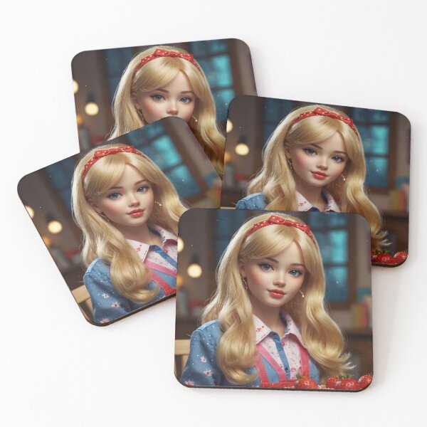 Item preview, Beautiful girl with a strawberry cake  designed and sold by Millionsxi.