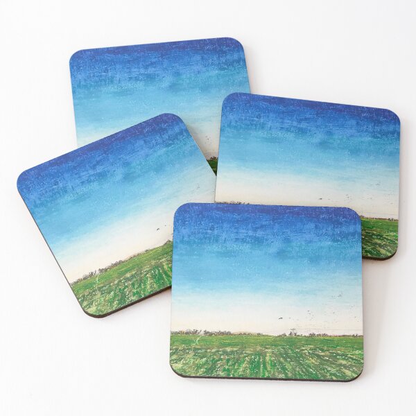 Item preview, Dog Walkers Under a Cloud of Jackdaws designed and sold by Catherine Holland.