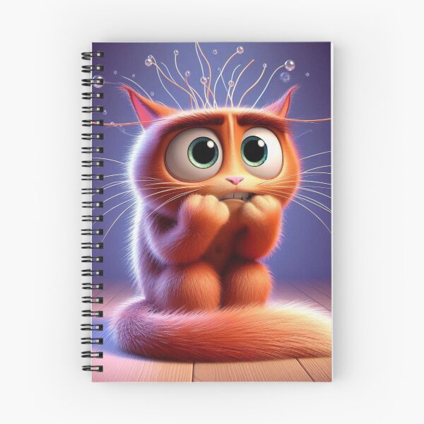 Item preview, Anxiety Cat Inside Out - Michi Ansiedad Del Vés designed and sold by FashionTales.