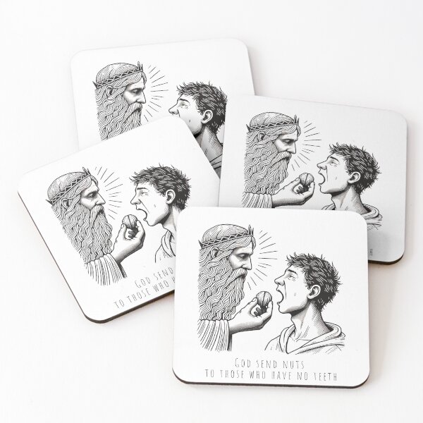 Item preview, God send nuts to those who have no teeth designed and sold by printissimopt.