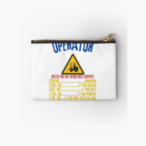 Item preview, Operator Rates - Modern Crane Operator Design designed and sold by Colorful-Garden.