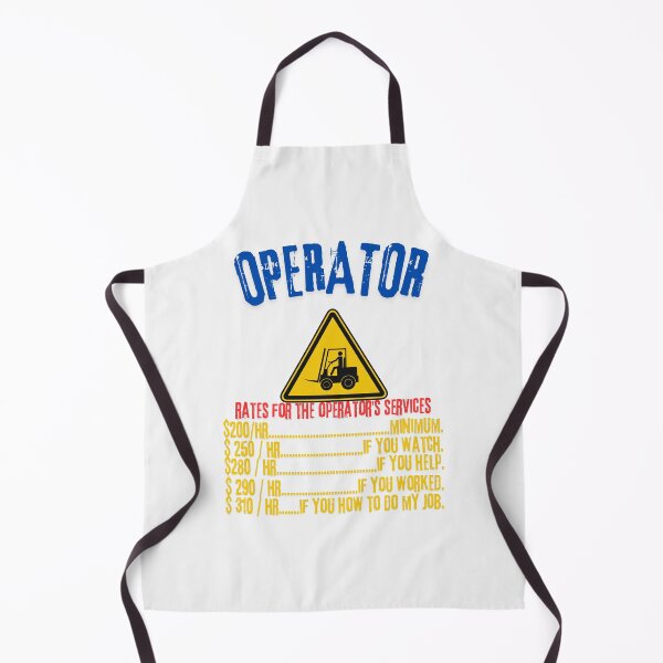 Item preview, Operator Rates - Modern Crane Operator Design designed and sold by Colorful-Garden.