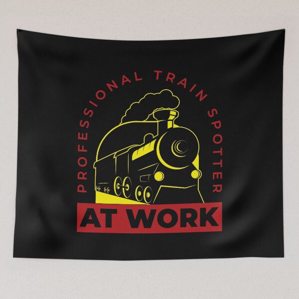 Item preview, Trainspotter At Work Train Observation designed and sold by MooonTees.