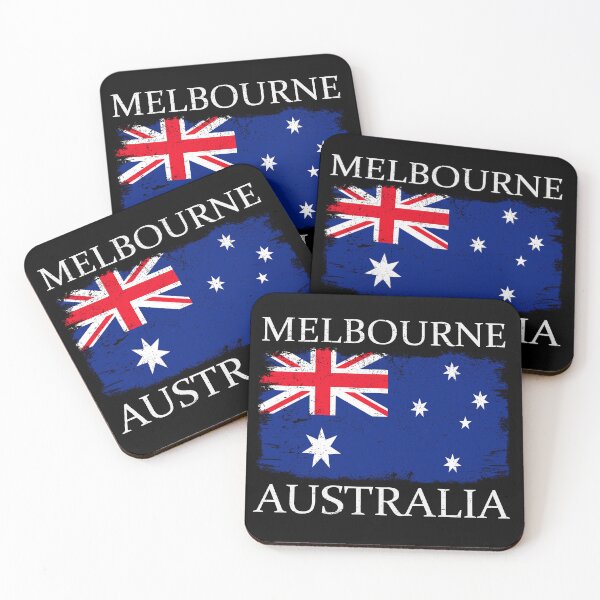 Item preview, Melbourne Australia Flag Melbourne Tourist Australia Visitor designed and sold by farhanhafeez.