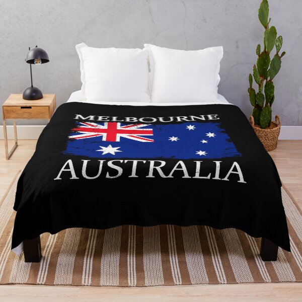 Item preview, Melbourne Australia Flag Melbourne Tourist Australia Visitor designed and sold by farhanhafeez.