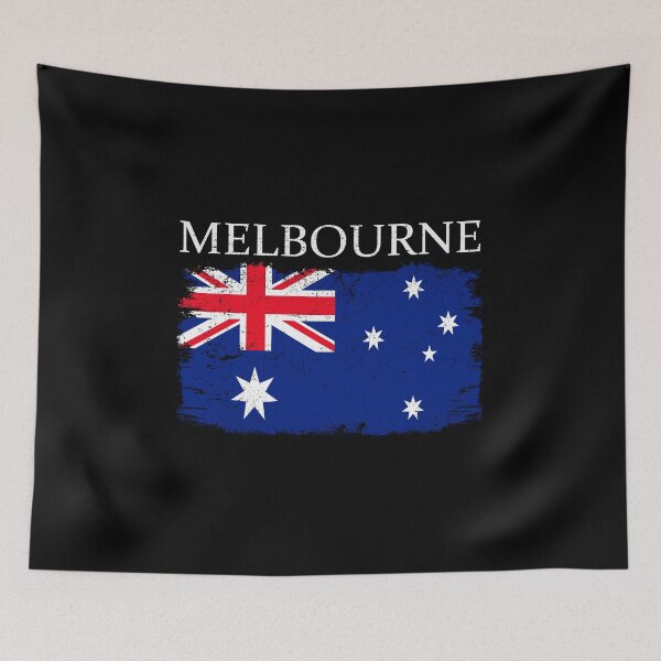 Item preview, Melbourne Australia Flag Melbourne Tourist Australia Visitor designed and sold by farhanhafeez.