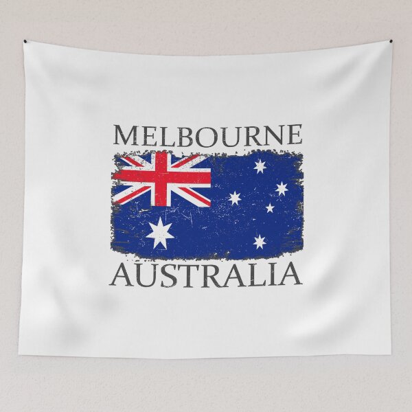 Item preview, Melbourne Australia Flag Melbourne Tourist Australia Visitor designed and sold by farhanhafeez.