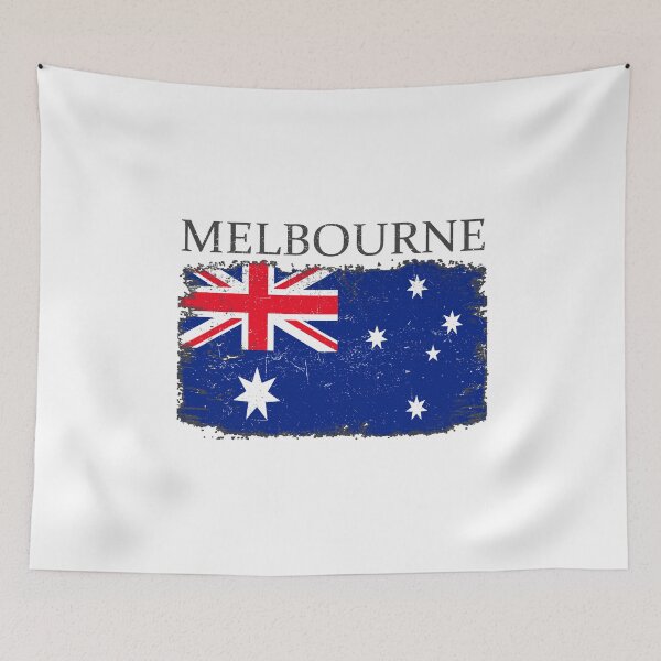 Item preview, Melbourne Australia Flag Melbourne Tourist Australia Visitor designed and sold by farhanhafeez.