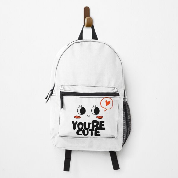 Item preview, Adorable Eyes Line Art Quote | Cute Illustration Sticker designed and sold by Blendfactor.
