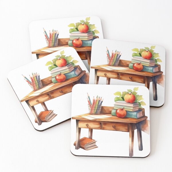 Item preview,  Back to School - School Desk designed and sold by GiraffeCreative.