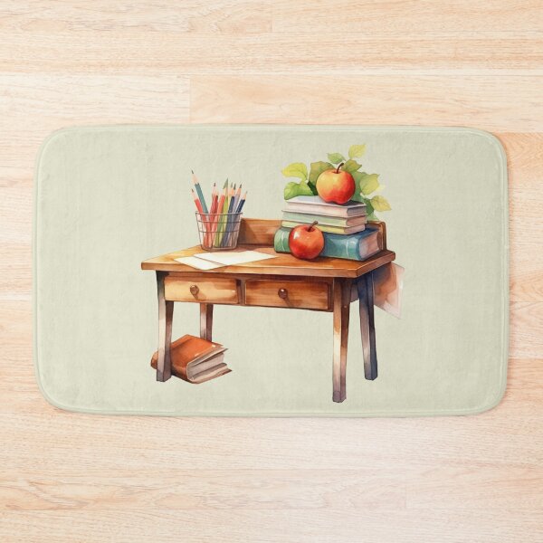 Item preview,  Back to School - School Desk designed and sold by GiraffeCreative.
