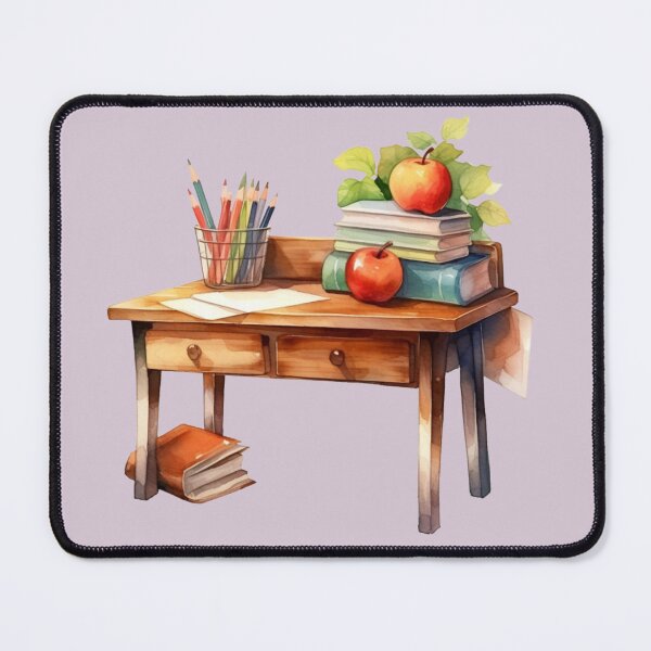 Item preview,  Back to School - School Desk designed and sold by GiraffeCreative.